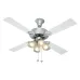 Usha Fontana Lotus 50" Decorative Chandelier Ceiling Fan With Light