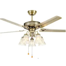 Yamada Y-503 52" Decorative Chandelier Ceiling Fan With Light and Remote