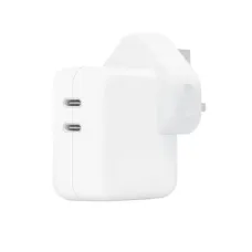 Apple A2676 35W Dual Port 3 Pin Charger Adapter #MWZK38/A