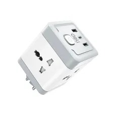 Deli ET426 2500W Travel Adapter