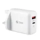 ZOOOK Bolt Charge Duo 30 USB 2 Port Fast Charger