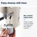 DeLonghi EC885 Dedica Arte espresso machine with My LatteArt steam wand for milk frothing