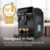Countertop view of Philips EP2220/10 2200 Series Coffee Machine dispensing espresso beside coffee bean container.