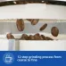 Feature view of Philips EP2230/10 2200 Series Coffee Machine burr grinder showing 12-step grind process from coarse to fine.