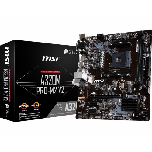 MSI A320M PRO-M2 V2 AM4 AMD Motherboard