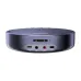 Back view of EMEET OfficeCore M3 showing Type-C port, audio jack, Bluetooth button, link and lock connectivity options