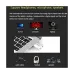A Dtech DT-6006 USB audio adapter graphic. It shows the adapter's compatibility with computers, laptops, headphones, and speakers.