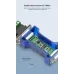 Close-up of Dtech DT-9004 Converter internals showing high-speed logic chip and TVS diode for stable 1200m transmission.