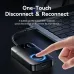 VENSION ADOBB Wireless Type-C to HDMI Converter showing one touch disconnect and reconnect button on device