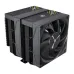 Front angled view of Antec F620 Digital Pro CPU Air Cooler with dual-tower heatsink and dual fans.