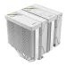 Top angled view of Antec F620 Digital Pro CPU Air Cooler highlighting the dual-tower heatsink and top cover.