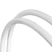 Antec Omni Matrix 360 ARGB AIO Liquid CPU Cooler sleeved tubing close-up view highlighting durable braided design