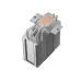Top angled view of Deepcool AG600 Single Tower 120mm CPU Cooler displaying exposed copper heat pipes and compact tower design