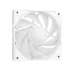DeepCool AG620 WH ARGB V2 single white fan with a solid white frame and blades.