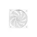 DeepCool LD240 WH Liquid CPU Cooler fan. It's a white fan with a square frame and white, curved blades.