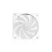 DeepCool LT240 WH ARGB CPU Cooler fan. This is a white fan with a square frame and white, curved blades.