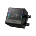 Display view of Gamdias CHIONE E4-240 V2 CPU Cooler temperature module showing CPU reading with RGB accents.
