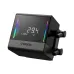 Display view of Gamdias CHIONE E4-360 V2 CPU Cooler temperature module showing CPU reading with RGB accents.