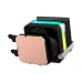 Ocy­pus Sigma L24 Pro BK CPU liquid cooler with pump block and radiator.