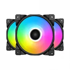 PCcooler Halo FGRB C120MM 3-in-1 RGB Cooling Fan
