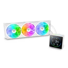 Thermaltake TH360-S V3 ARGB Sync Snow Edition 360mm AIO Liquid CPU Cooler With Display
