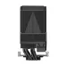 Side view of upHere UP1 Elite KC4C CPU Cooler with black heat pipes, fin stack, and mounting bracket at base.