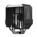 Front view of upHere UP1 Elite KC4C CPU Cooler with dual fin stacks, central fan, and multiple heat pipes.