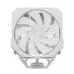 Front view of upHere UP1 Elite TC4C CPU Cooler with white-blade fan mounted on vertical heatsink fins.