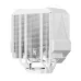 Front view of upHere UP1 Elite TC4C CPU Cooler with dual fin stacks, central fan, and multiple heat pipes.