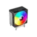 GLACIO-X170 CPU cooler featuring a large RGB fan, heatsink, and copper heat pipes.