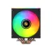 Value-Top Hydros-X240 dual-tower CPU cooler with RGB fan and illuminated top panels for gaming PCs.