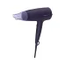 Philips BHD340 hair dryer with concentrator nozzle, modern purple finish, isolated product shot on white background