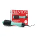 Product view of Revlon One-Step Hair Dryer And Volumizer Teal Edition showing brush dryer with packaging box