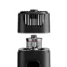 Top-down view of the Ulanzi FM01 Fog Machine with its vented lid lifted, revealing internal chamber and red gasket seal.