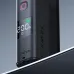 Front view of the Ulanzi FM02 Fog Machine with display showing fog modes, battery life, and cooling instructions.