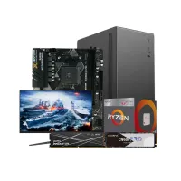 AMD Ryzen 3 3200G Budget Desktop PC With Monitor