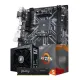 AMD Ryzen 5 4600G Processor with Motherboard, RAM and Power Supply Combo
