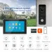 Front viewpoint of the SmartX SX86121+SX84207B Doorbell kit with technical feature icons.