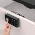 Close view of SmartX SX-CL01 Drawer Lock with illuminated keypad button pressed, highlighting secure electronic lock design.