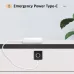 SmartX SX-CL02V2 Drawer Lock connected to cylindrical device using Type-C cable for emergency power supply.