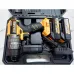 Kit view of Tolsen 87254 Cordless Drill Machine inside carrying case with batteries, charger, and drill bits.
