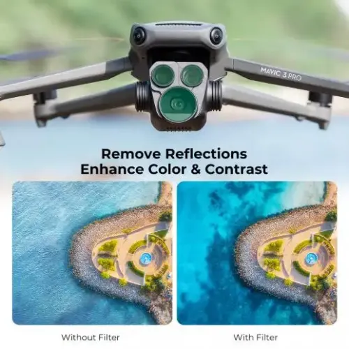 K&F Concept DJI Mavic 3 PRO Drone (CPL ND8 ND16) Filter Set