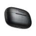 Closed matte black Acefast W7 TWS charging case showing top brand logo and bottom USB-C port.