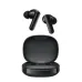 Front view of black Edifier X2 Pro Earbuds positioned above an open charging case.