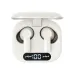 Top view of Havit TW889 SPACE T2 Adaptive ANC TWS Earbuds inside case showing battery indicator