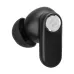 Single black Havit TW992 earbud displayed in a close-up view showing its compact stem design.