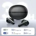 Display view of HAYLOU Flowbuds N50 black earbuds with charging case showing 32H battery life and ANC performance.