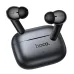 Front view of Hoco EQ27 ANC+ENC True Wireless Earbuds showing open case with earbuds placed inside