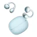 Choice Earbuds Clip 2 Pro sky cyan wireless clip earbuds with a compact matching charging case.