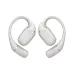 White earbuds: Choice Earbuds Open 3 white open-ear wireless earbuds with ergonomic ear-hook design.